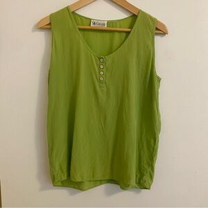 Vintage silk tank top